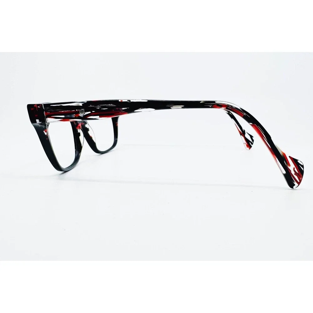 Face A Face Paris Shade 2 Eyeglasses Womens Black Red New Hand Made France 53mm